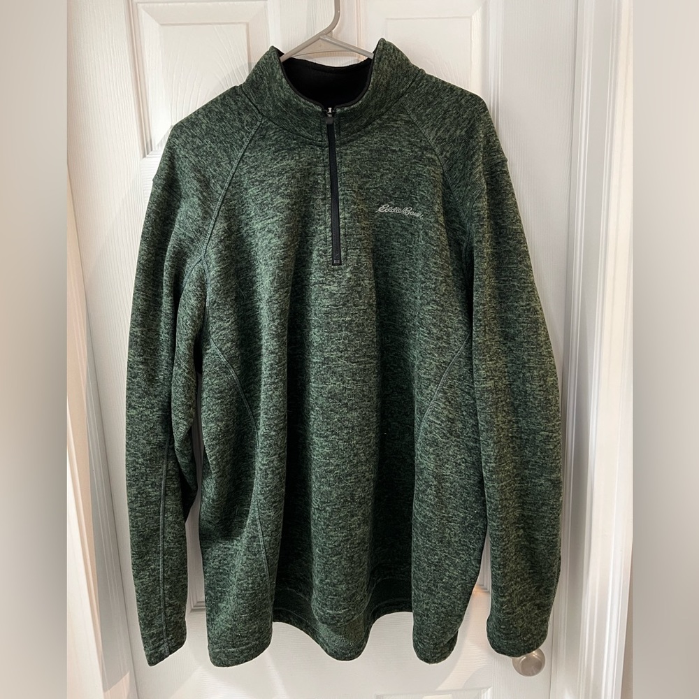 Eddie Bauer Quarter Zip Sweater XXL